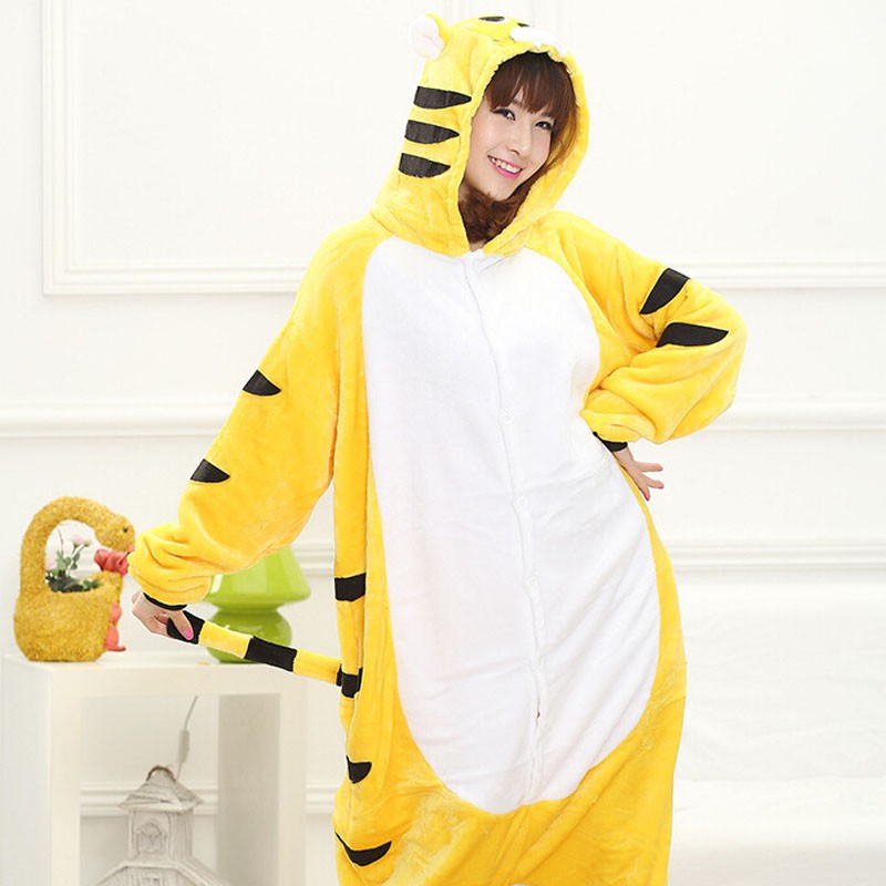 Áo liền quần Kigurumi một kích cỡ hình động vật dành cho nam và nữ