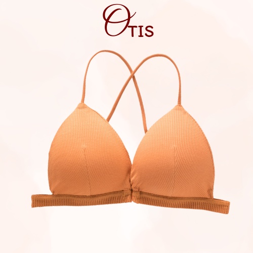 Áo Bra Cotton Cài Trước Gân Tăm Đệm Mỏng Thoải Mái Thoáng Mát 2 Dây OTIS - 715