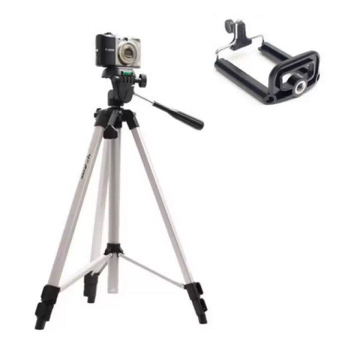 Giá đỡ điện thoại tripod 3 chân tương thích với nhiều dòng máy