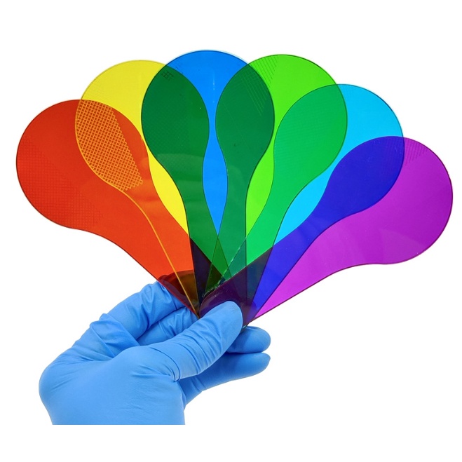 Bộ mica màu cho bé học màu sắc, chơi bàn ánh sáng - Benzkids