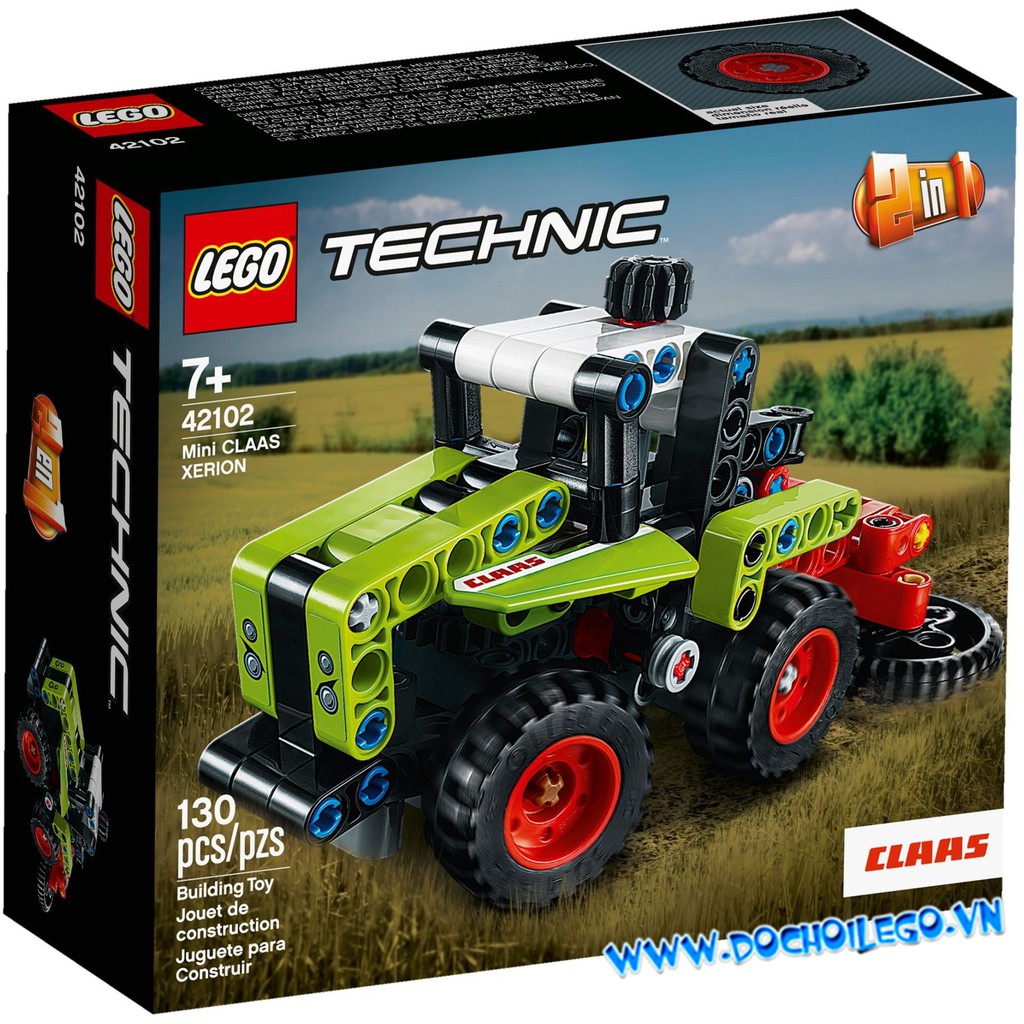 42102 Đồ chơi lắp ráp Iego Technic Mini CLAAS XERION  - Xe máy kéo nhỏ CLAAS XERION