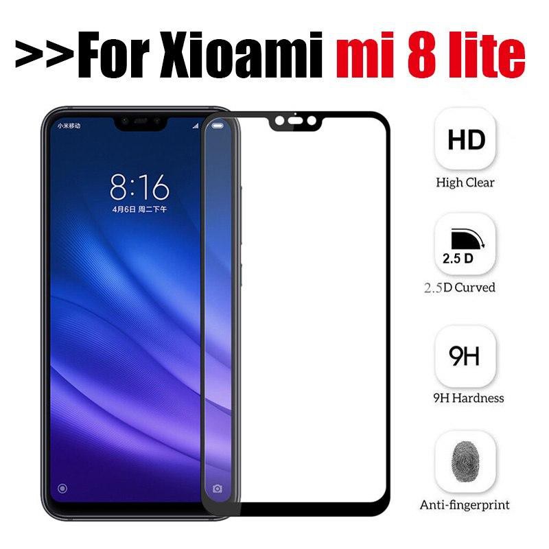 Kính cường lực Xiaomi Mi 8 Lite cao cấp, tặng kèm giấy lau màn hình - cường lực Mi8 Lite