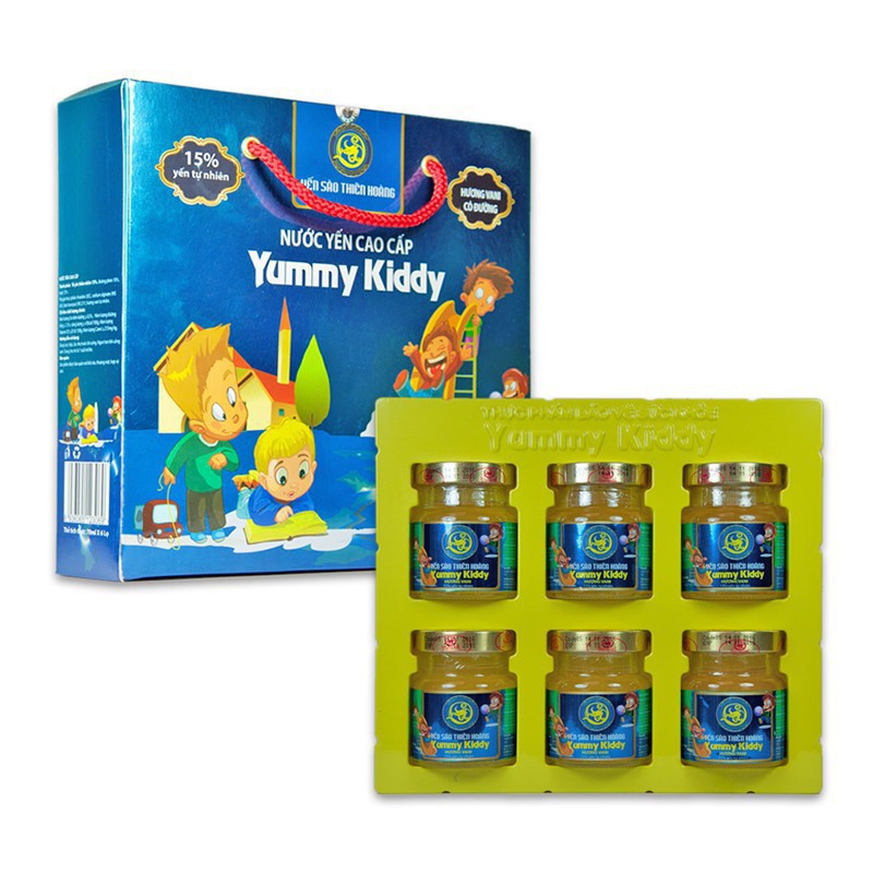 [Combo 2 hộp] Yến sào Thiên Hoàng cao cấp Yummy Kiddy_12 hủ