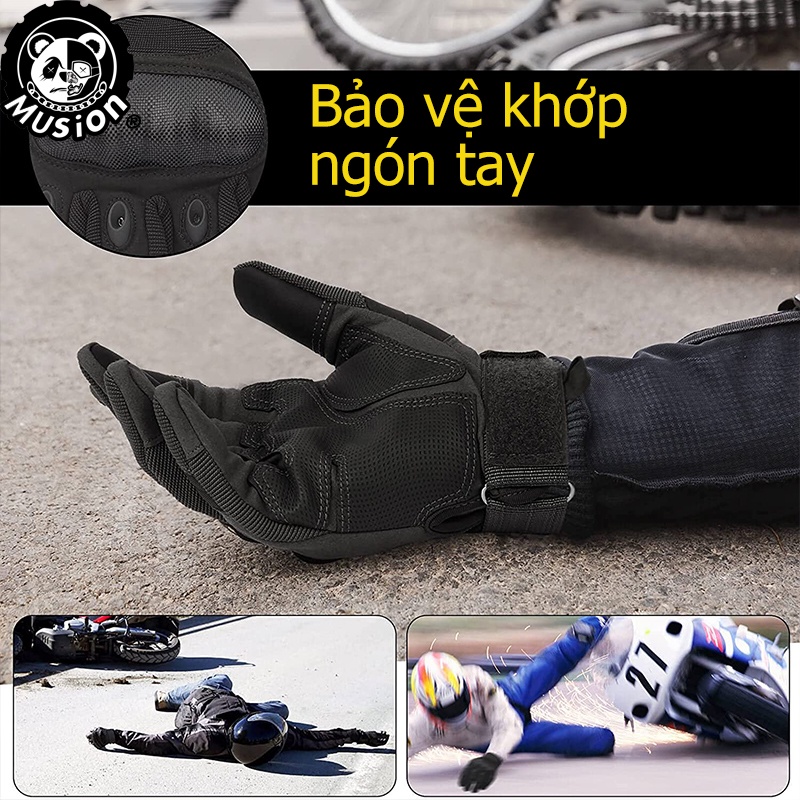 Găng tay Musion® chắc chắn chống trượt có thể điều chỉnh được thoáng khí dùng cho màn hình cảm ứng