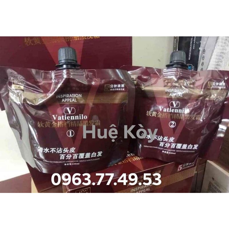 Nhuộm ko dính da đầu , phủ bạc Vatiennilo 500ml