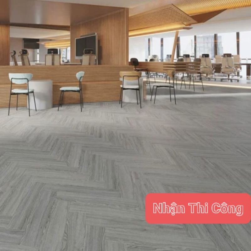 Sàn Nhựa Giả Gỗ, Sẵn Keo, Kích Thước 91,5x15,4 cm