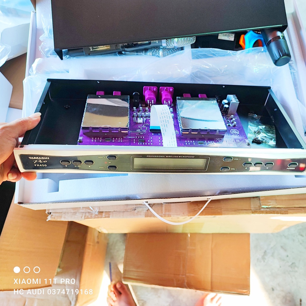 Mic không dây TAMASHI FX450 FX 450 chính hãng - micro thông minh hát cực hay