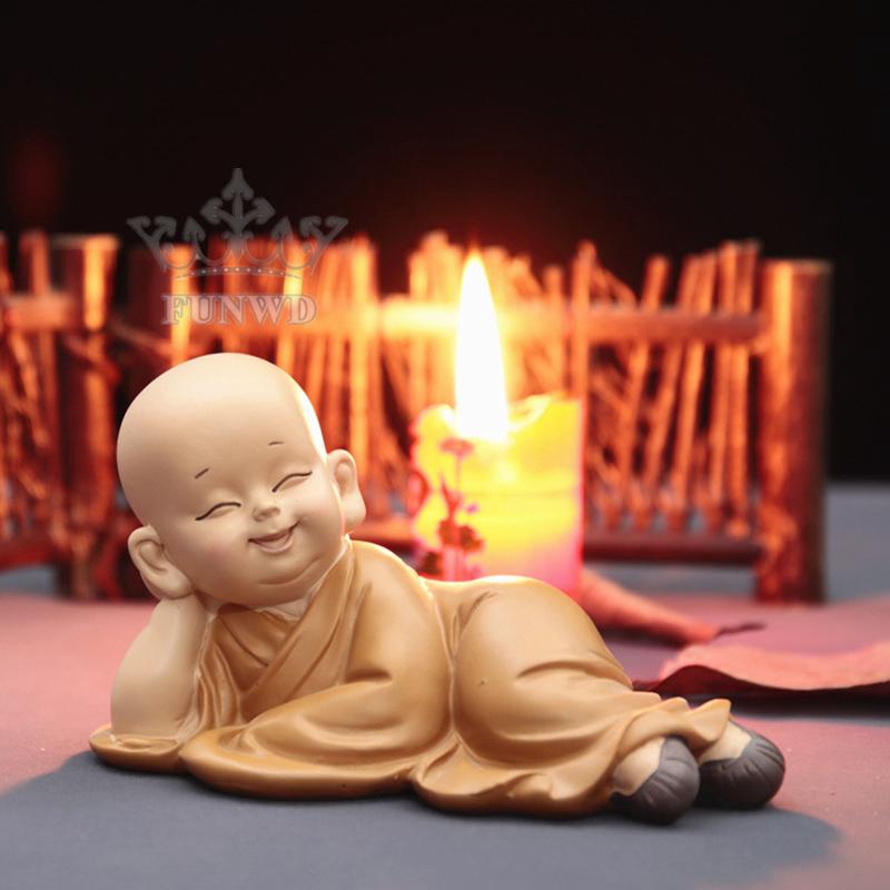 Bức Tượng Chú Tiểu Mini Dễ Thương