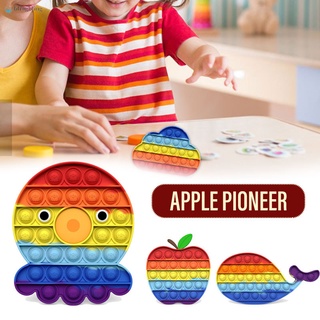 Đồ chơi bóp bong bóng bằng silicon giảm căng thẳng nhiều màu sắc cho bé trai và bé gái