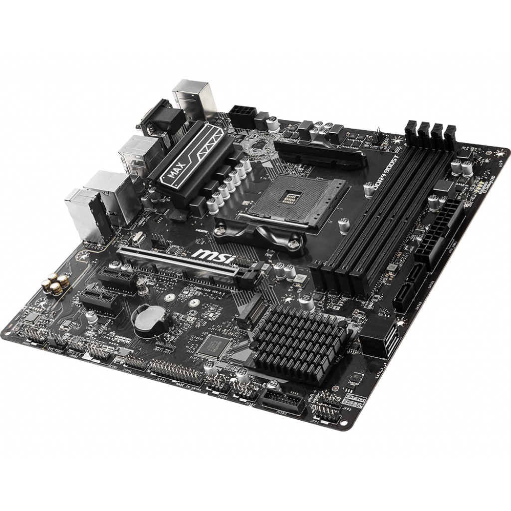 Bo mạch chủ Mainboard MSI B450M PRO VDH MAX AMD B450, Socket AM4, m-ATX, 4 khe RAM DDR4