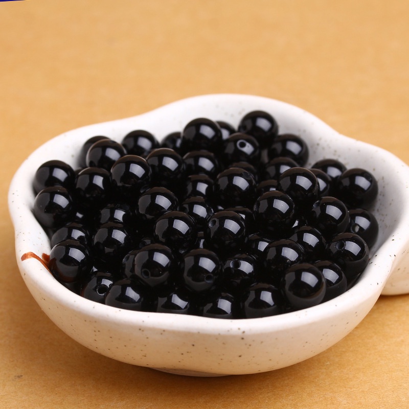 Hạt Đá Phong Thủy làm vòng tay may mắn đủ size 8 10 12 14mm, Hạt vòng đá cho nam nữ mệnh kim mộc thủy hỏa thổ - Tặng kim | BigBuy360 - bigbuy360.vn