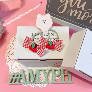 Set 2 cột tóc nơ đính charm thú dễ thương HANDMADE by 𝗟𝗶𝗻𝗵𝗹𝗮𝗻 𝗮𝗰𝗰𝗲𝘀𝘀𝗼𝗿𝗶𝘇𝗲🧡