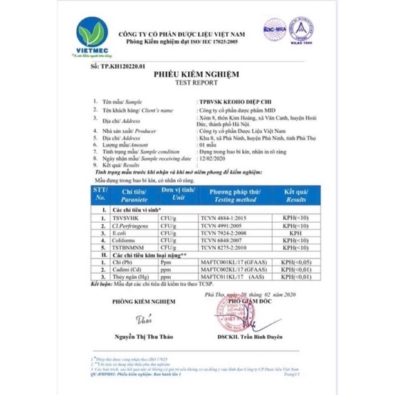 Kẹo ho Diệp Chi tặng dầu tràm cho bé