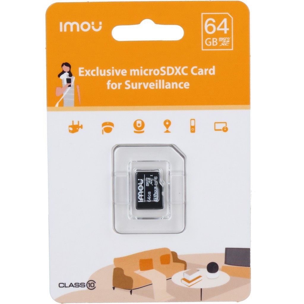 Thẻ nhớ imou 64Gb - Thẻ nhớ imou 32Gb Micro SD Class 10 Thẻ nhớ camera, thẻ nhớ điện thoại - Hàng chính hãng