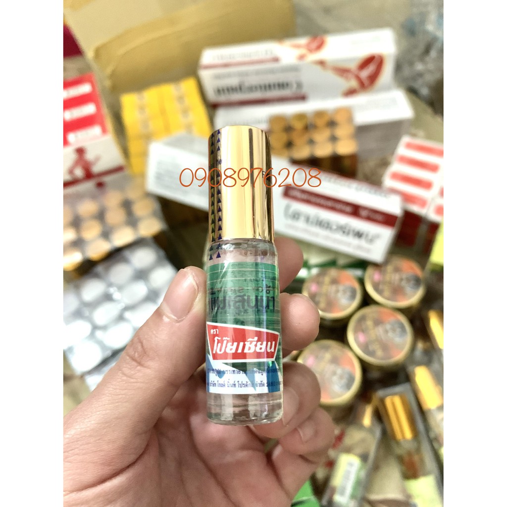 [100% Thái N.D] Lố 12 chai Dầu lăn núi thảo dược Poysian Thái Lan 5ml