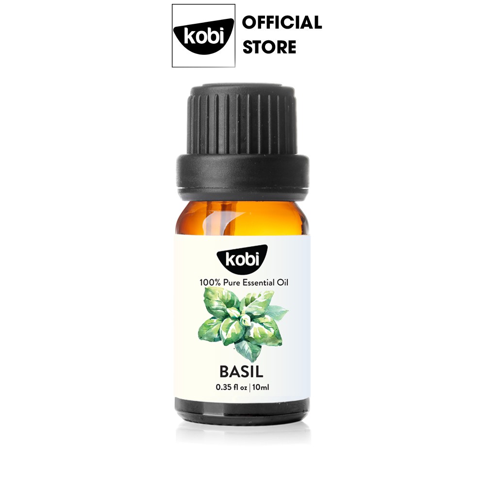 Tinh dầu Húng Quế Kobi Basil essential oil giúp dưỡng tóc, kích thích tiêu hóa - 10ml