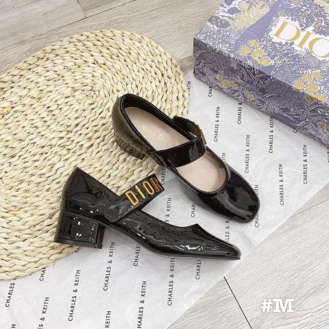 Giày búp bê quai dán chất da bóng siêu xinh hàng chuẩn super fullbox