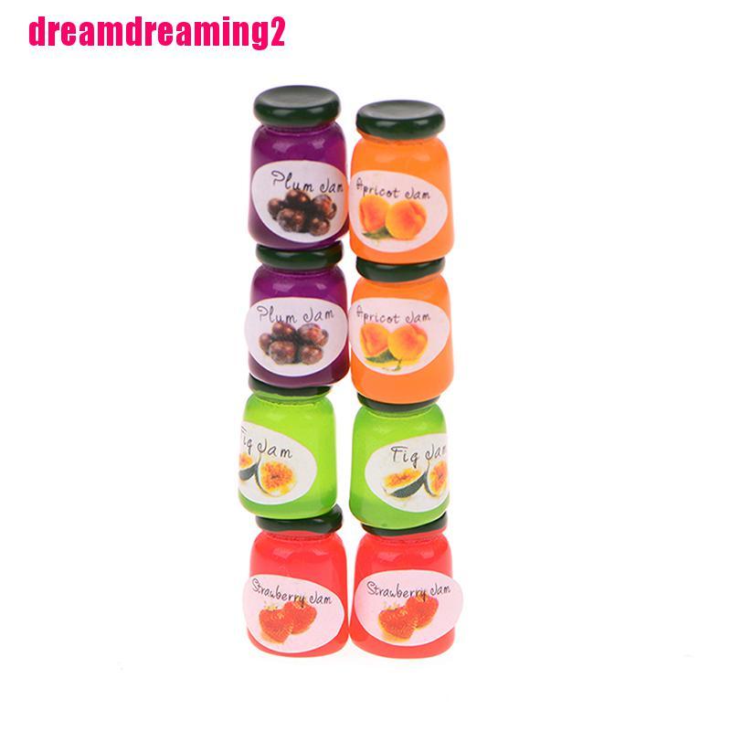 Bộ 8 Lọ Đựng Gia Vị Cho Nhà Búp Bê Tỉ Lệ 1: 1