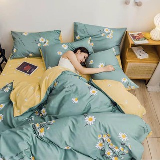 Bộ Chăn Ga Gối Đệm Cotton Poly Nhập Khẩu Bộ 4 Món Vỏ Chăn, Ga , 2 Vỏ Gối ( Chọn Mẫu )  Chăn Ga 255