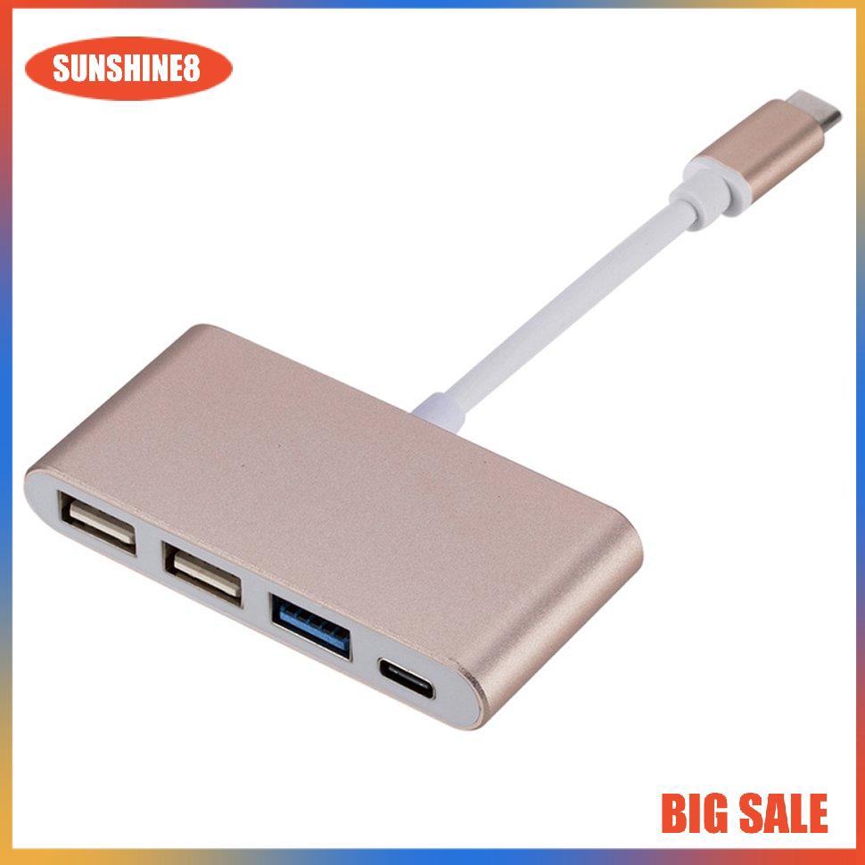 Bộ Chuyển Đổi Usb 3.1 Type-C Sang Usb Hub Type-C 4 Trong 1 Chuyên Nghiệp