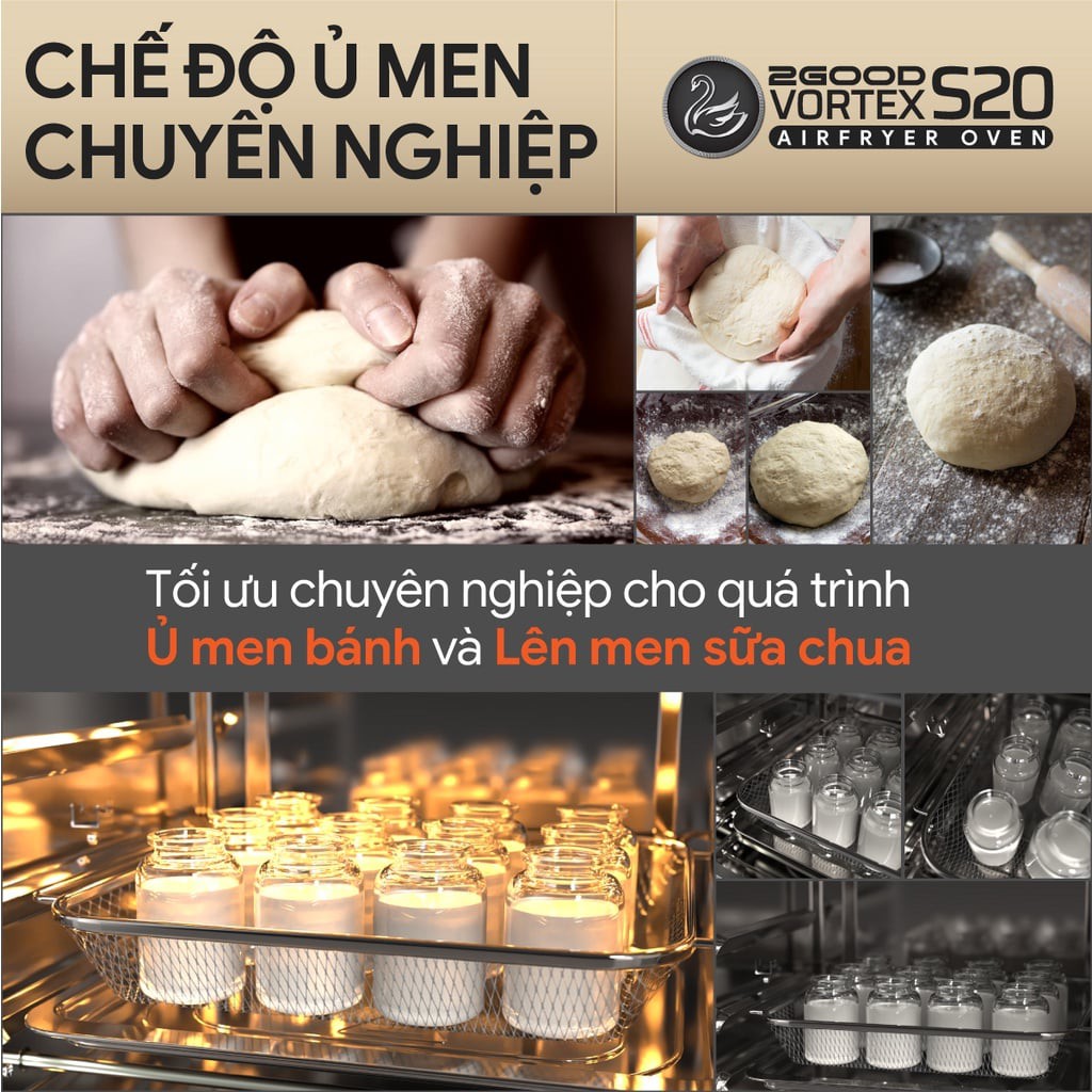 NỒI CHIÊN KHÔNG DẦU 2 GOOD S20 Tặng Xịt Dầu, Đũa Mạ Vàng Korea