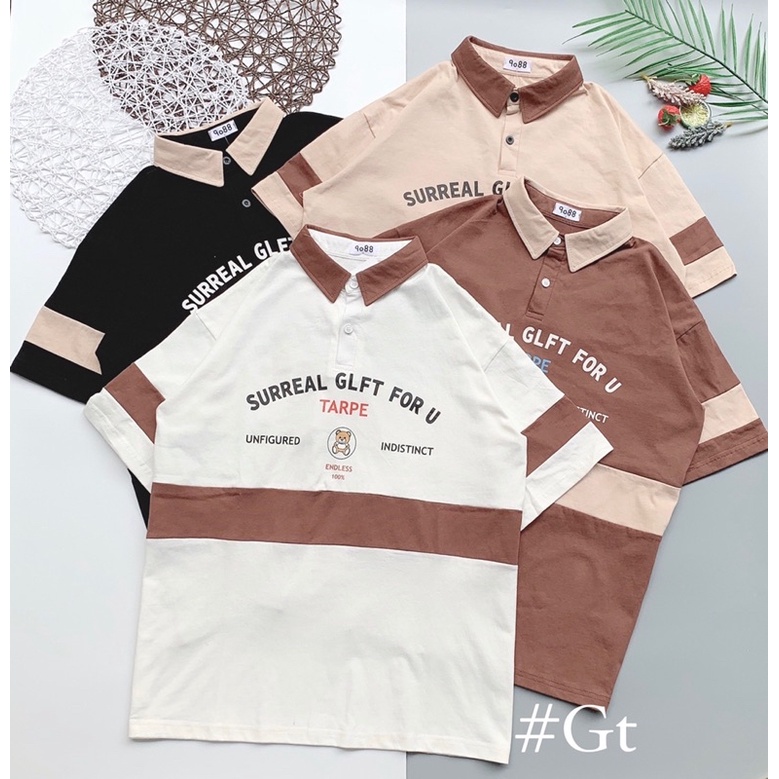 Thun Polo Phối Màu Hàng Quảng Châu Ulzzang