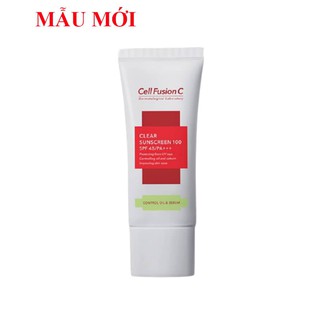 Mẫu mới 2021 kem chống nắng cell fusion c fullsize da dầu mụn