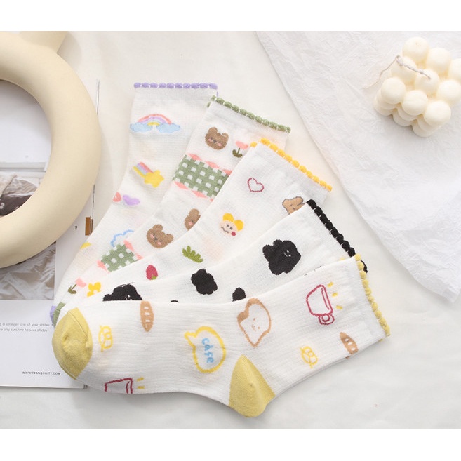 Vớ Tất nữ cao cổ phong cách Hàn Quốc siêu dễ thương và xinh xắn.