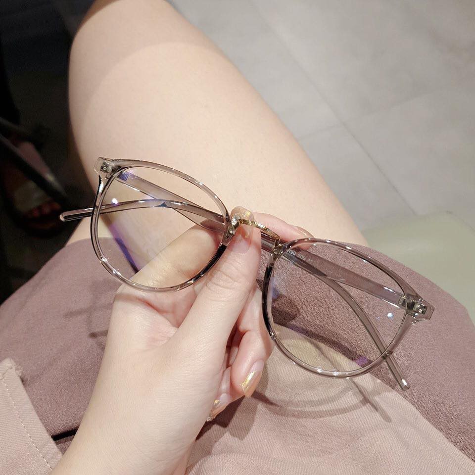 0009 Kính Gọng Dẻo Hàn Quốc Form Tròn Siêu Xinh - Có Thể Lắp Tròng Cận | BigBuy360 - bigbuy360.vn