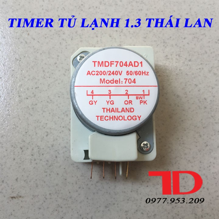 Timer Tủ Lạnh 1.3 Thái Lan, Đồng hồ thời gian Tủ Lạnh 704 Thái Lan