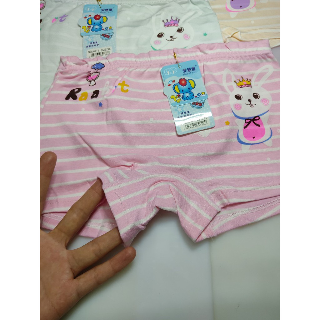 Quần chip đùi bé gái, quần lót cotton bé gái cực xinh