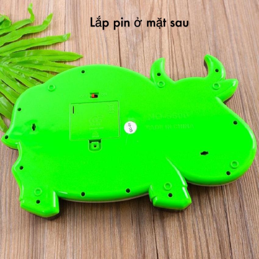 Đồ Chơi Đàn Bò Chạy Pin, Có Nhạc Và Bài Hát Vui Nhộn, Phím Nhạc Cơ Bản,Thiết Kế Dễ Thương, Nhựa Bền Cao Cấp - SUMOSHOP68