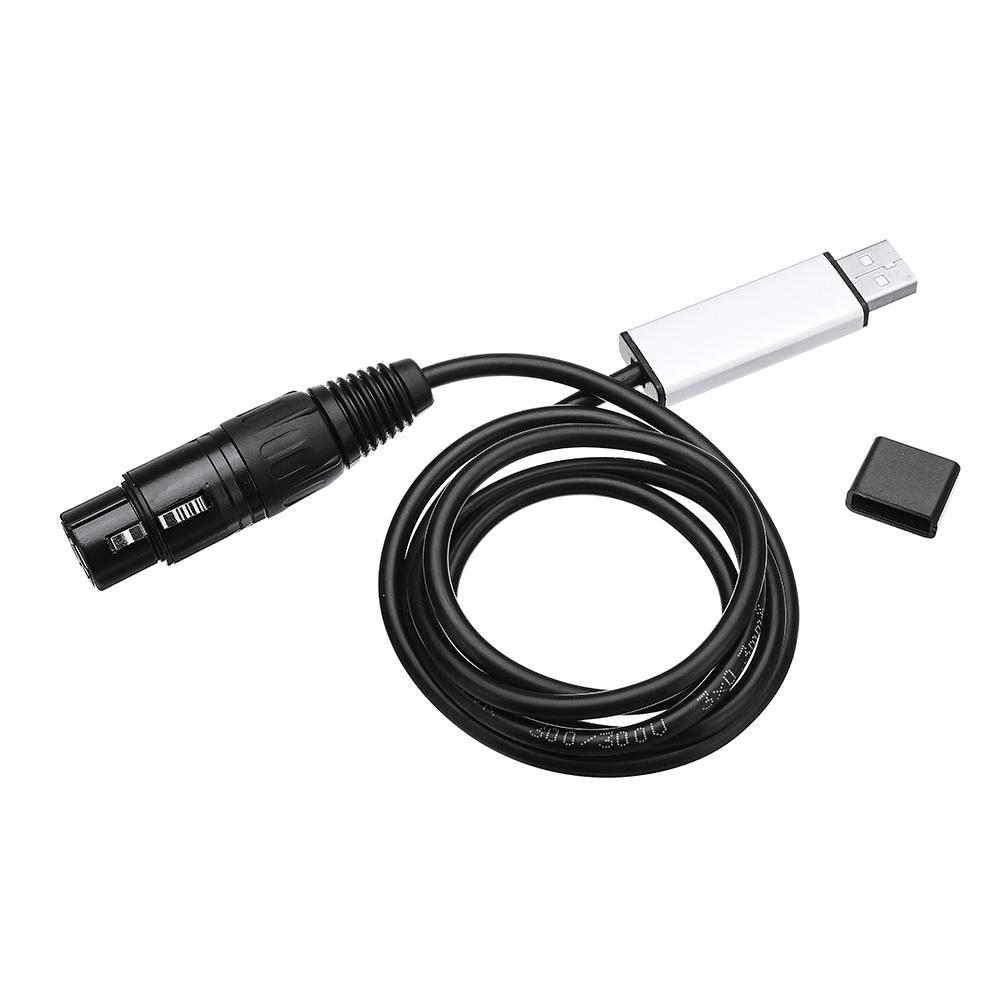 LUSTREON USB to DMX512 Interface Adapter Computer PC LED Light Dimmer Controller