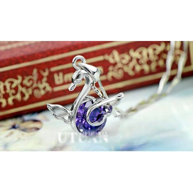 DÂY CHUYỀN BẠC HÀN QUỐC THIÊN NGA TÍM