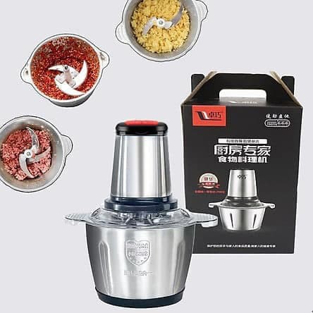 [Mã ELHADEV giảm 4% đơn 300K] Máy xay thịt đa năng DELIYA công suất 250W, cối inox304, 4 lưỡi dao sắc bén