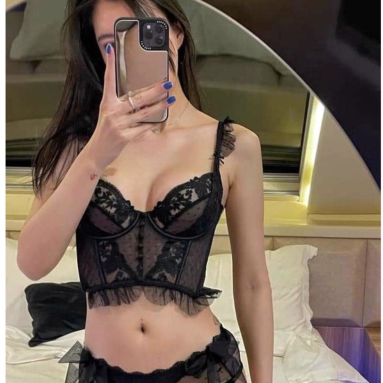 Áo Bra Ren Corset Thiên Thần Cực Sexy