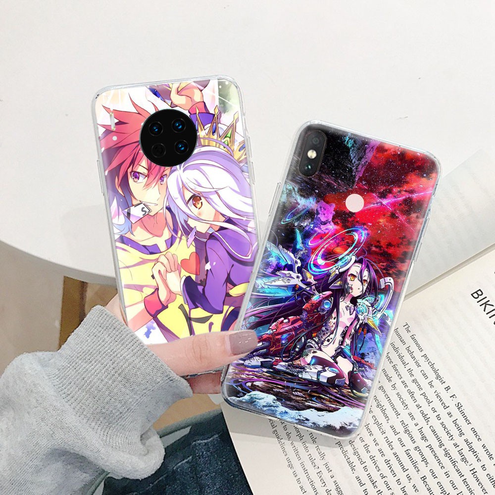 Tr92 No Game No Life Cover Samsung A10 A10E A10S A20 A20S A20E A30 A30S A40 A50S A70 A70S Transparent Case