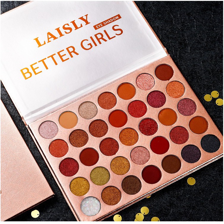 [Giá lẻ = Giá Sỉ ] Bảng phấn mắt Laisly Better Girls + Tặng 1 gói thấm dầu 50 miếng