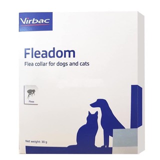 Vòng Cổ tr ị Ve,Rận Ngăn Ngừa Và Diệt Ve Rận Bọ Chét Cho Chó Mèo Fleadom Virbac
