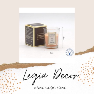 Nến thơm handmade hoa cỏ 4 mùa,Nến sáp tinh dầu tự nhiên,Cốc nến thơm hương quyến rũ
