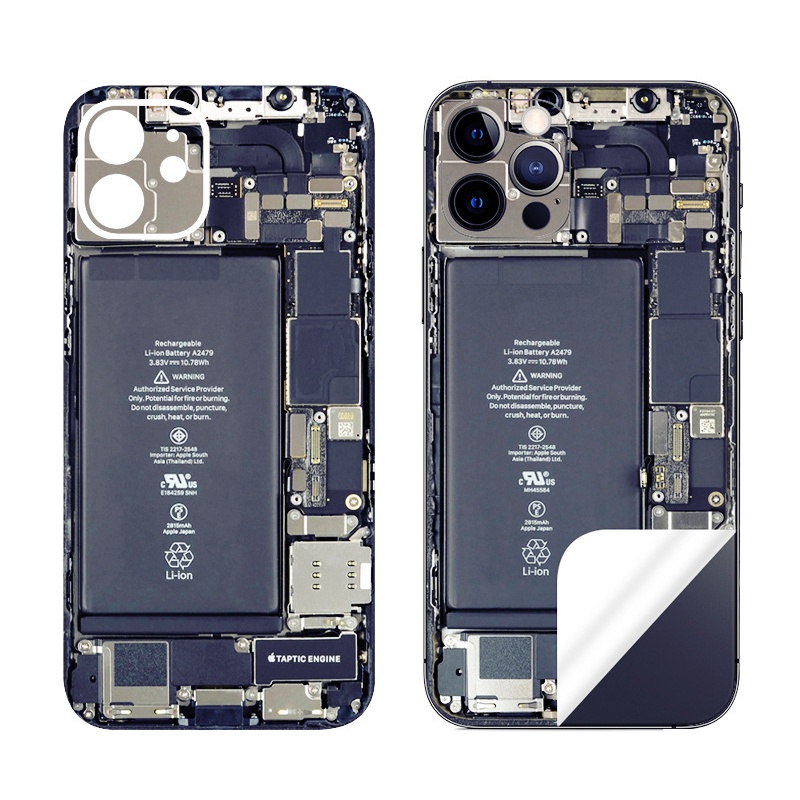 Miếng Dán Lưng Họa Tiết Rằn Ri Độc Đáo Cho iPhone 13 Pro MAX 12 Mini 11 Pro MAX 11 XS MAX XR XS 8 7 6S Plus