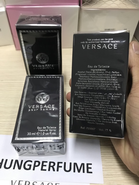 Nước hoa nam versace pour homme 30ml full seal