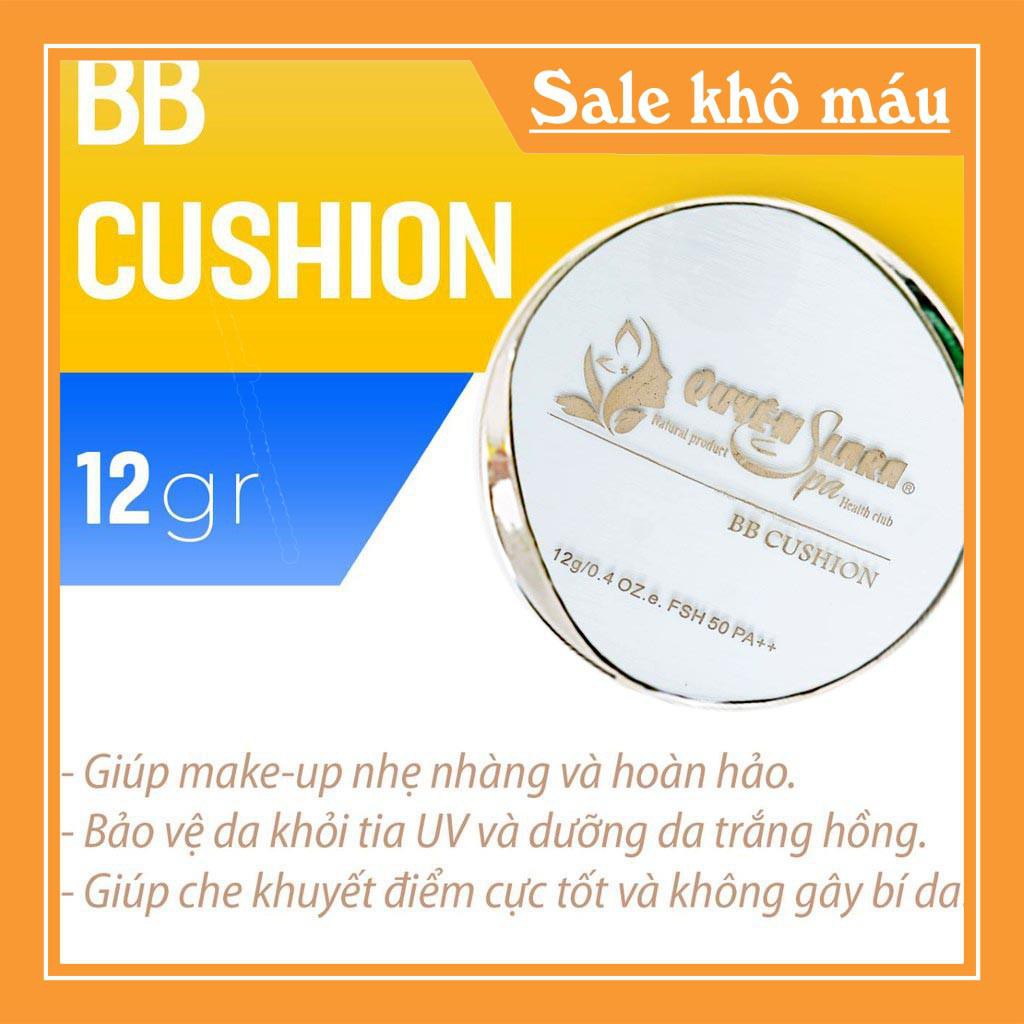 Phấn Nước BB Cushion Quyên Lara - Trang điểm, chống nắng, dưỡng trắng da Che khuyết điểm tuyệt đối Gặp nước ko trôi