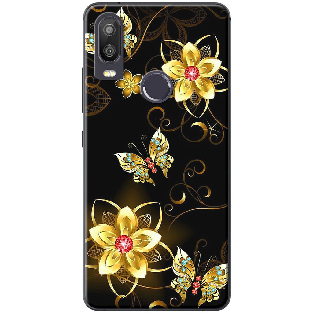 Ốp lưng Vsmart Active 1, Active 1 Plus, Active 3 in hình Hoa bướm vàng
