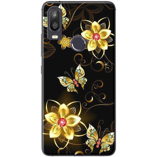 Ốp lưng Vsmart Active 1, Active 1 Plus, Active 3 in hình Hoa bướm vàng