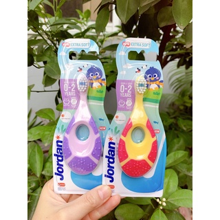 Combo 2 Bàn chải đánh răng Jordan Cho bé step1 0-2 tuổi hàng chuẩn malaysia