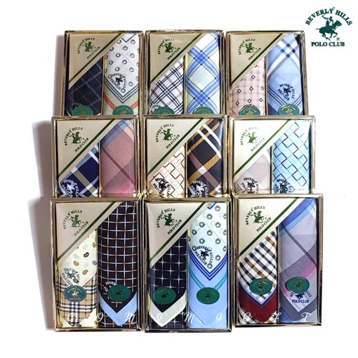 Khăn tay cao cấp Beverly Hills Polo Club + hộp quà tặng