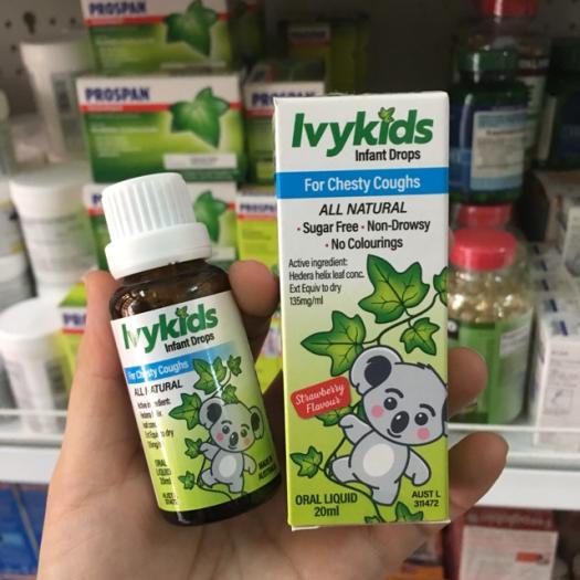 Tinh chất ho Ivy Kid Úc 20ml cho bé từ sơ sinh
