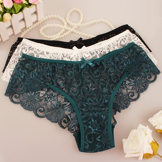 Quần lót nữ size XS-XL vải ren mềm mại xuyên thấu gợi cảm nhiều màu tùy chọn