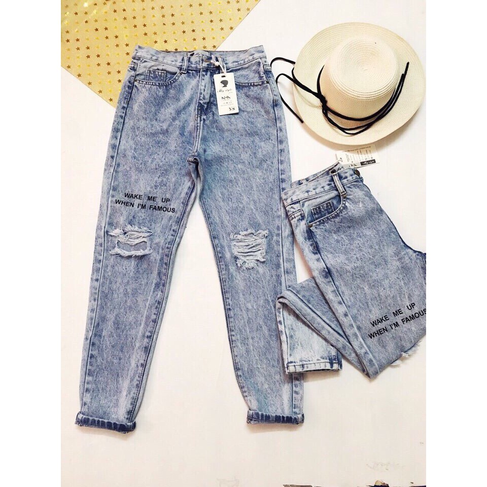 FS50K_Quần Jeans Nữ Rách Cao Cấp OHS3051 | BigBuy360 - bigbuy360.vn